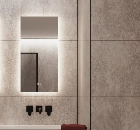 Opeenvolgend Citroen grind Badkamerspiegel met LED verlichting, verwarming, instelbare lichtkleur en  dimfunctie 40x80 cm - Designspiegels